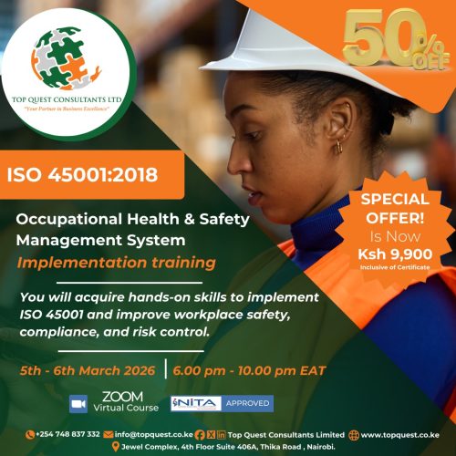 ISO 45001:2018 Occupational Health & Safety Management System