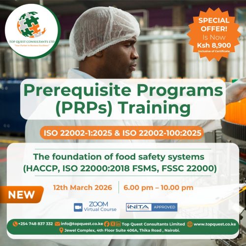 Prerequisite Programs (PRPs) Training